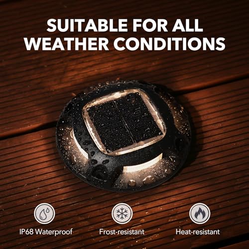 Solar Driveway Lights Outdoor 12 Pack (12 Count)