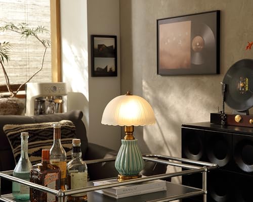16" Vintage Ceramic Table Lamp forBedroom