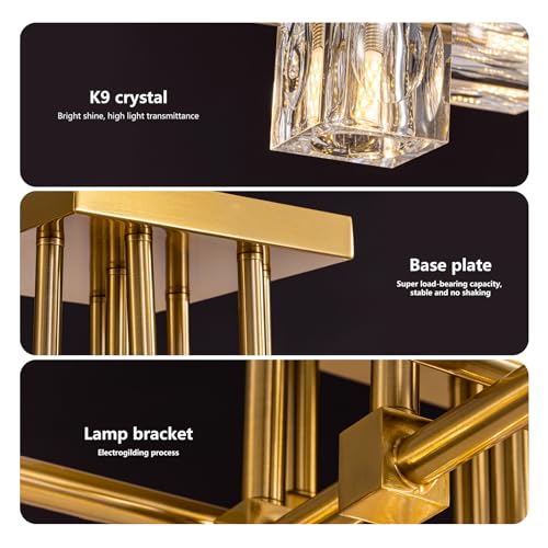 Semi Flush Mount Ceiling Light Fixture (13 Count)