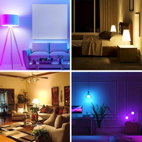 12W A60 Smart LED Light Bulb with a 2.4GHz Remote Control (2 Count)