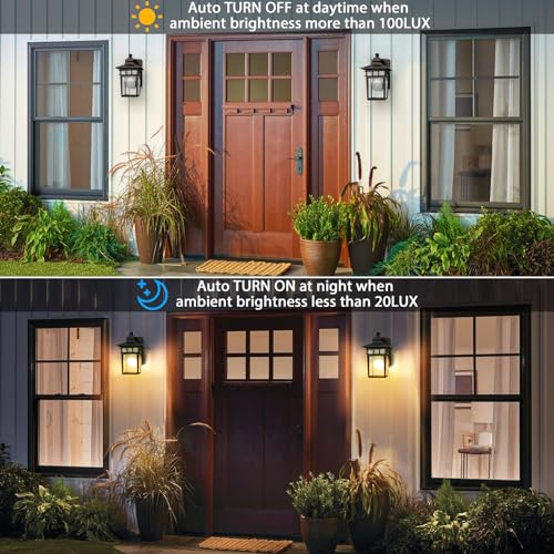 Porch Light with GFCI Outlet