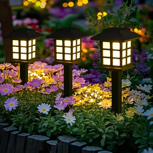 Solar Lights Outdoor Waterproof 10 Pack (6 Count)
