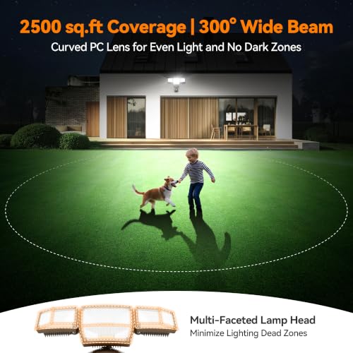 85W 10000LM Motion Sensor Outdoor Lights