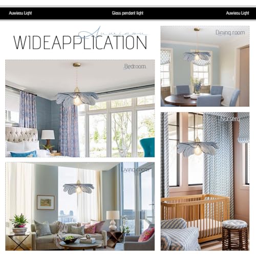 Modern Blue Glass Hanging Lighting 1