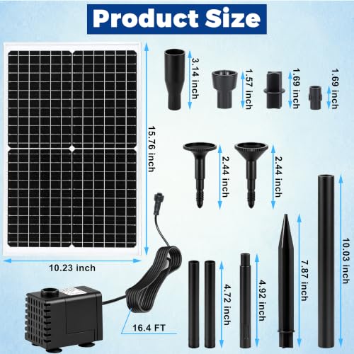 25W High Power Solar Fountain Pump