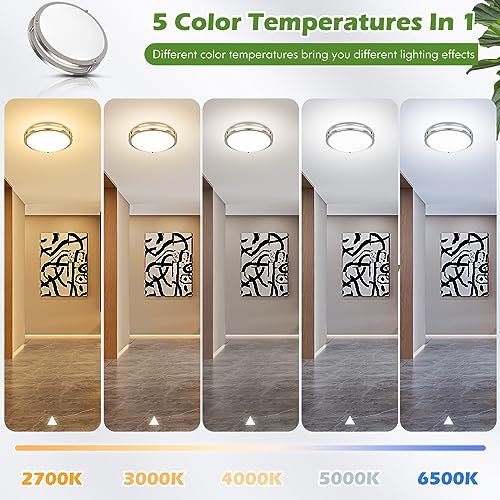 18 Inch Dimmable LED Ceiling Lights Fixtures (2 Count)