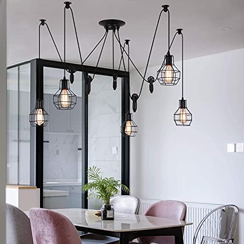 Industrial Pendant Lighting 5 Heads