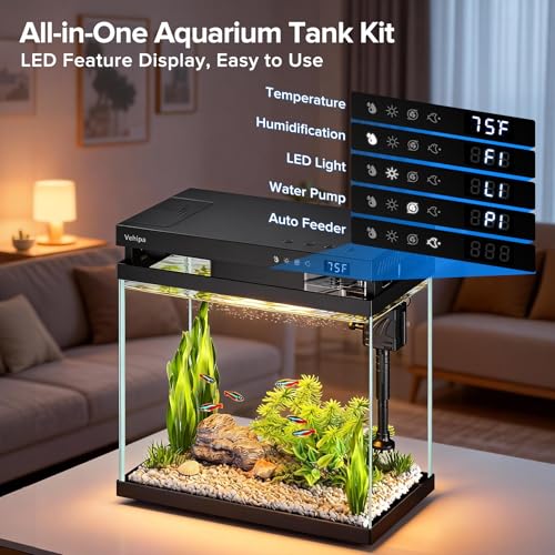 Fish Tank 2.2 Gallon Smart Aquarium