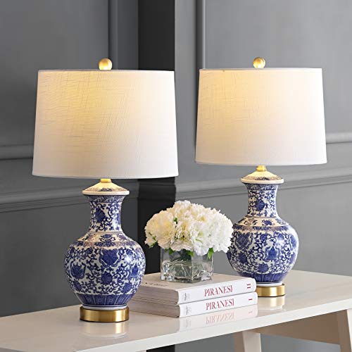 Jennifer Ceramic Ginger Jar Lamp 25.25"