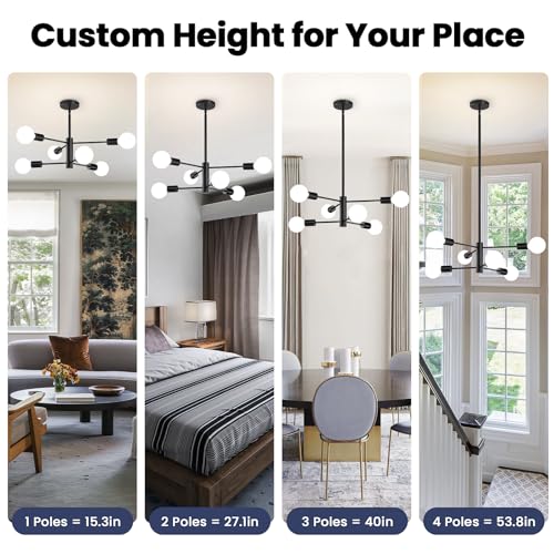 Modern Sputnik Chandeliers Light