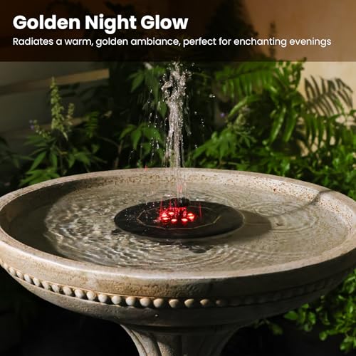 24H Outdoor Water Fountain with Solar Pump Italian Resin Garden Fountain for Patio Yard Weather