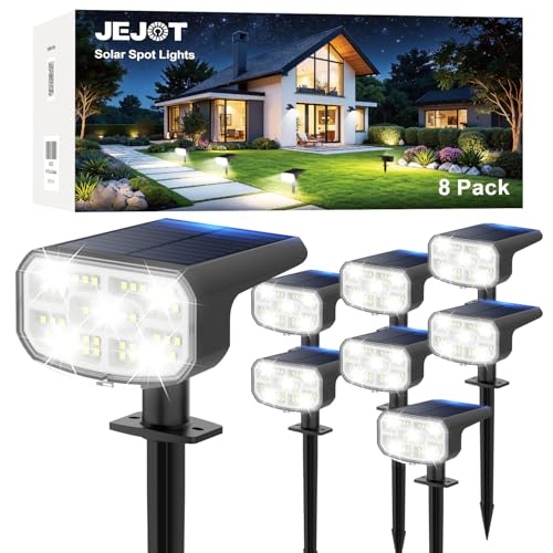 Solar Spot Lights Outdoor Waterproof (8 Count)