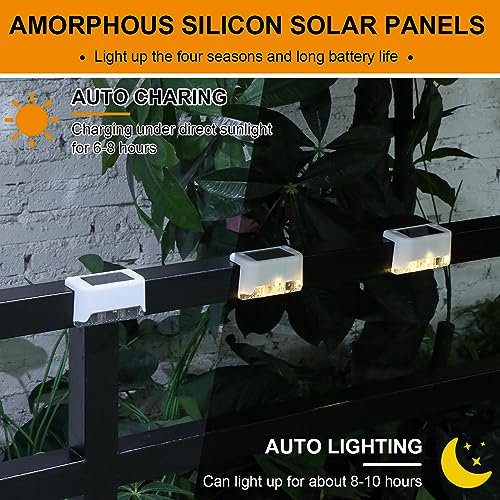 32 Pcs Solar Deck Step Lights Outdoor (32 Count)