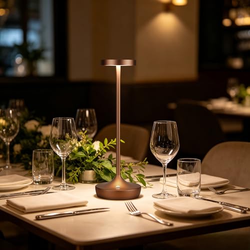 2 Pack Rechargeable Cordless Table Lamps 6000mAh LED Battery Table Light