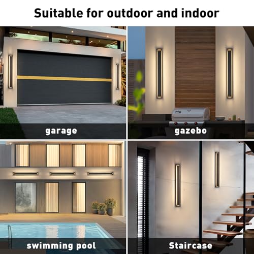 24 in Long Outdoor LED Wall Lights Exterior Lighting Fixtures