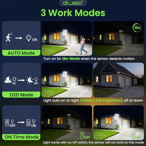Motion Sensor Outdoor Lights (2 Count)