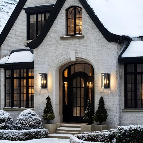 14" Black Outdoor Light Fixture (2 Count)