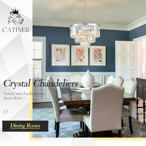 20" Modern Crystal Chandeliers
