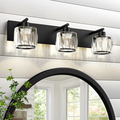 Crystal Vanity Lights for Bathrooms (3 Count)