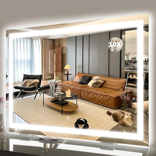 40x28 Inch Lighted Vanity Mirror