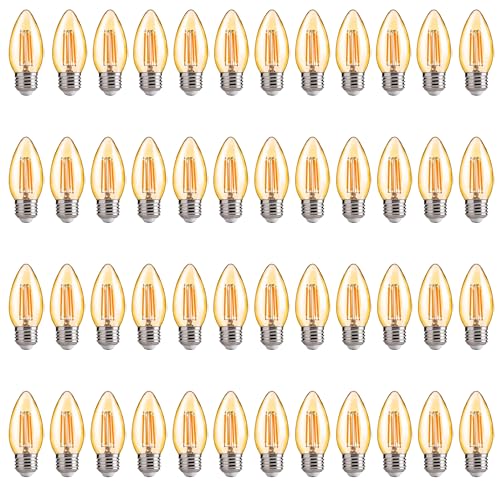 40W Equivalent LED Chandelier Light Bulbs (48 Count)