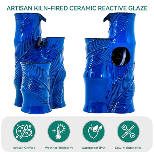 Autodaya 25" Tropical Outdoor Fountain