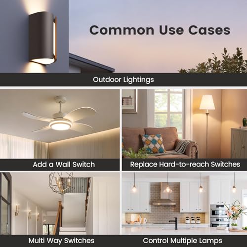 Wireless Light Switch and Receiver Kit