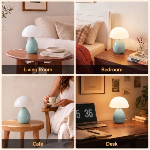 Mushroom Lamp Table Lamp for Bedroom
