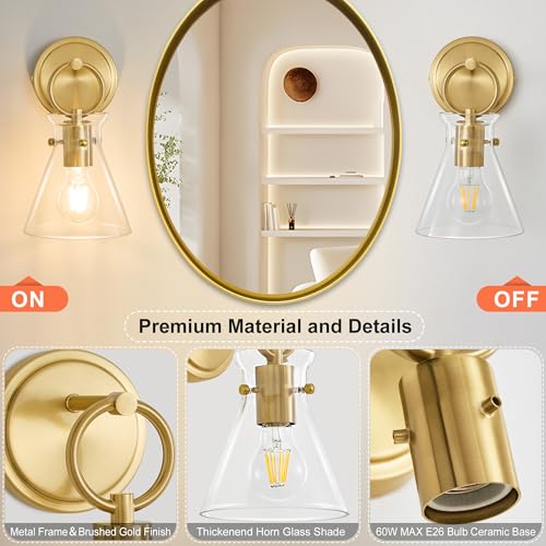 Gold Wall Sconce 1