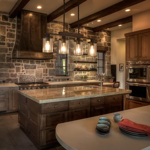 Wood Kitchen Island Lighting