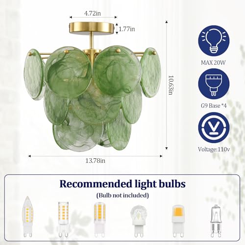 Vintage Ceiling Light Fixture 4