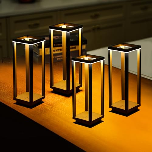 4Pack Cordless Table Lamp Rechargeable