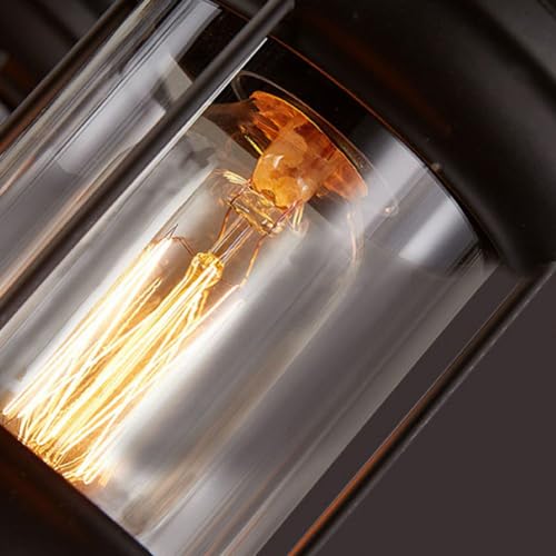 8 Lights Industrial Retro Wooden Chandelier Pendant Light Island Hanging Ceiling Fixture Vintage Farmhouse Wood Light Adjustable Chain for Home Cafe Bar Restaurant