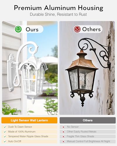 White Porch Lights Outdoor