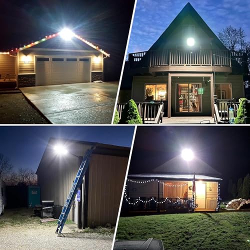 9000W Solar Lights Outdoor with Motion Sensor & Dusk to Dawn (2 Count)