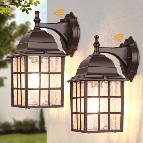 2 Pack Dusk to Dawn Outdoor Lighting Fixture (2 Count)