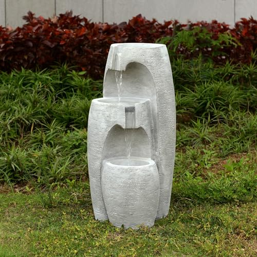 3 Tier Cascading Urn Outdoor Water Fountain