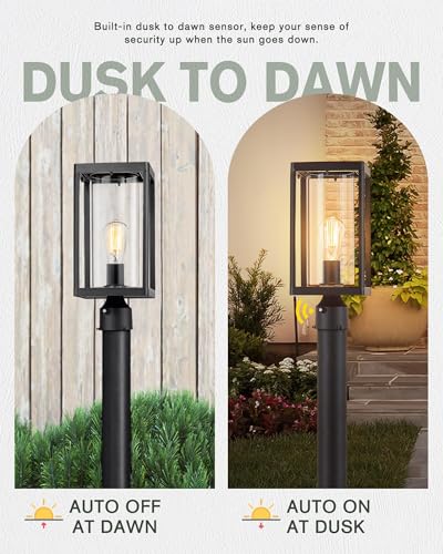Dusk to Dawn Outdoor Post Light