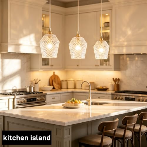 2Pcs Small Glass Lamp Shades (2 Count)