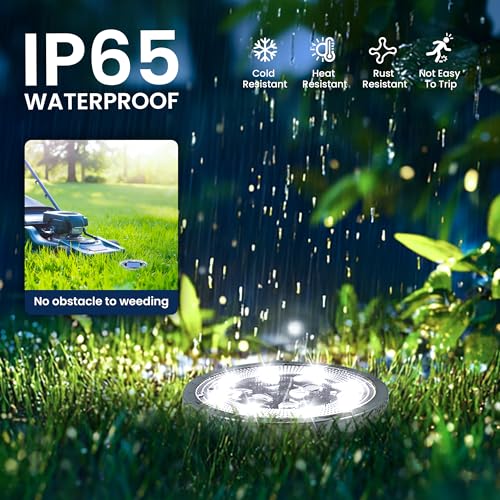 10 Pack Solar Ground Lights Outdoor (10 Count)