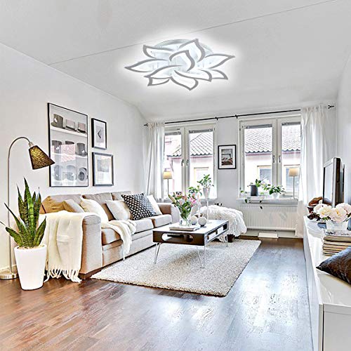33.5" Modern LED Low Profile Flush Mount Ceiling Light