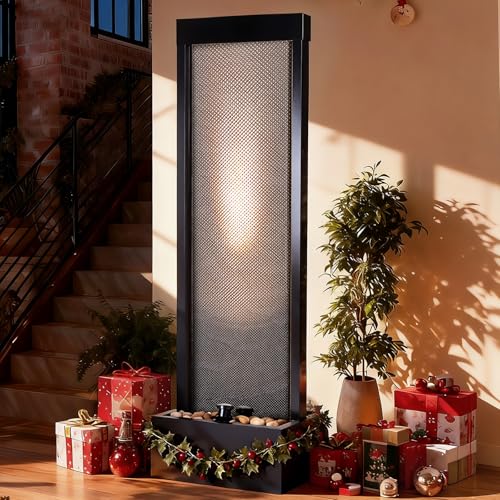 Mesh Panel Waterfall Fountain