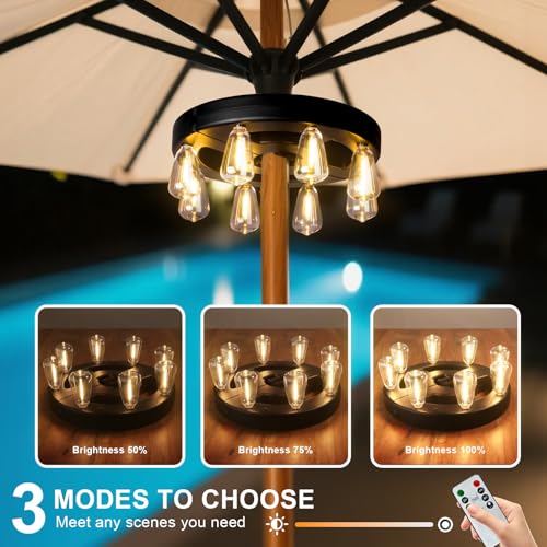 Patio Outdoor Umbrella Lights (8 Count)