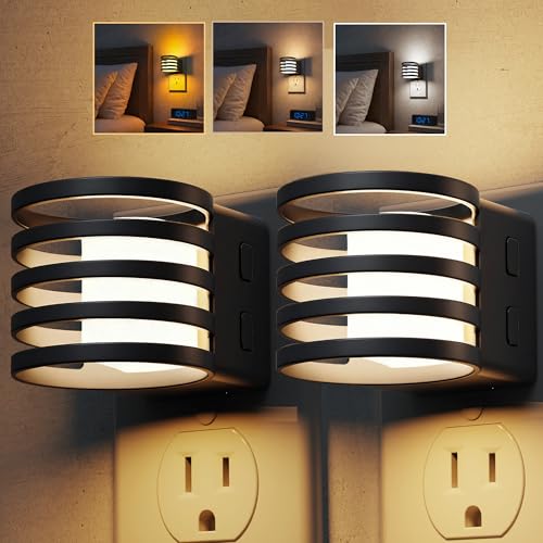 Night Light 4 Pack 3CCT Night Lights Plug into Wall (4 Count)