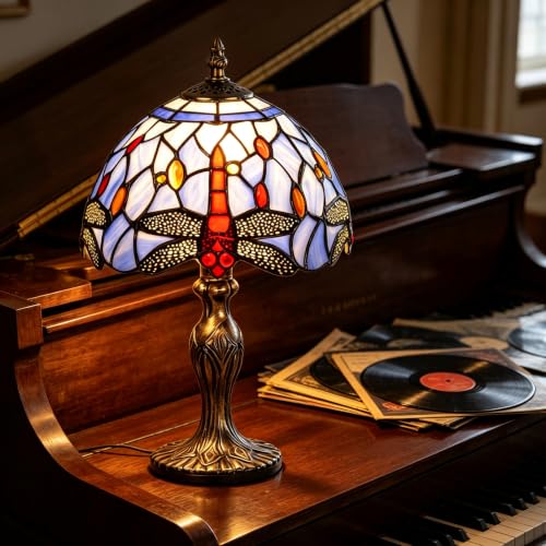 8'' Stained Glass Table Lamp