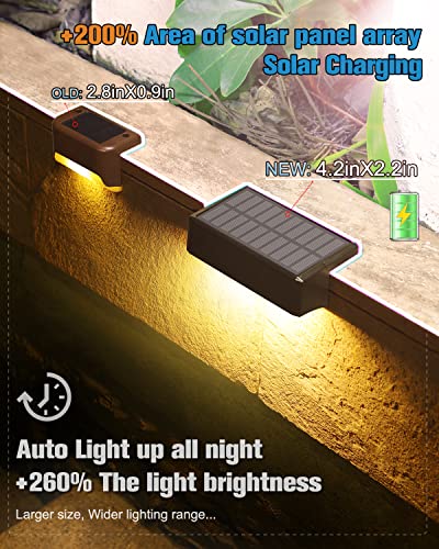 Solar Deck Lights Outdoor 12 Pack (12 Count)