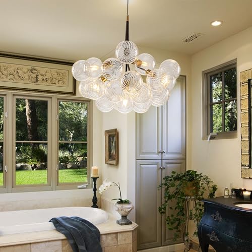 Bubble Ball Glass Chandelier