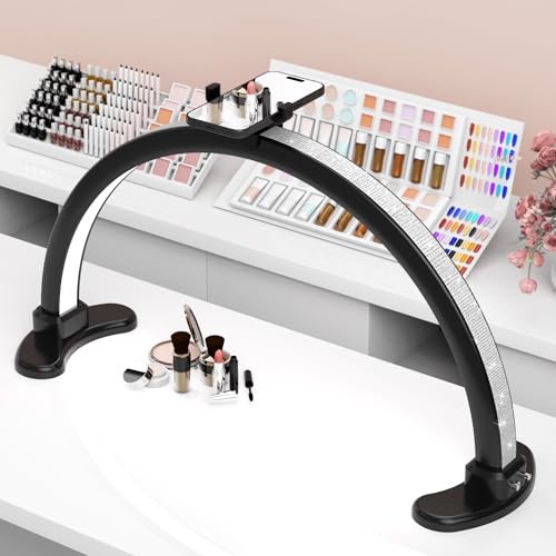 Large Half Moon LED Light for Table Nail Desk Lamp