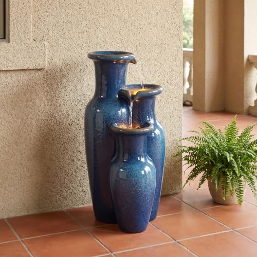 24" Water Fountain with LED Lights