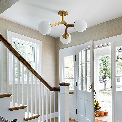 Semi Flush Mount Ceiling Light Fixture 3